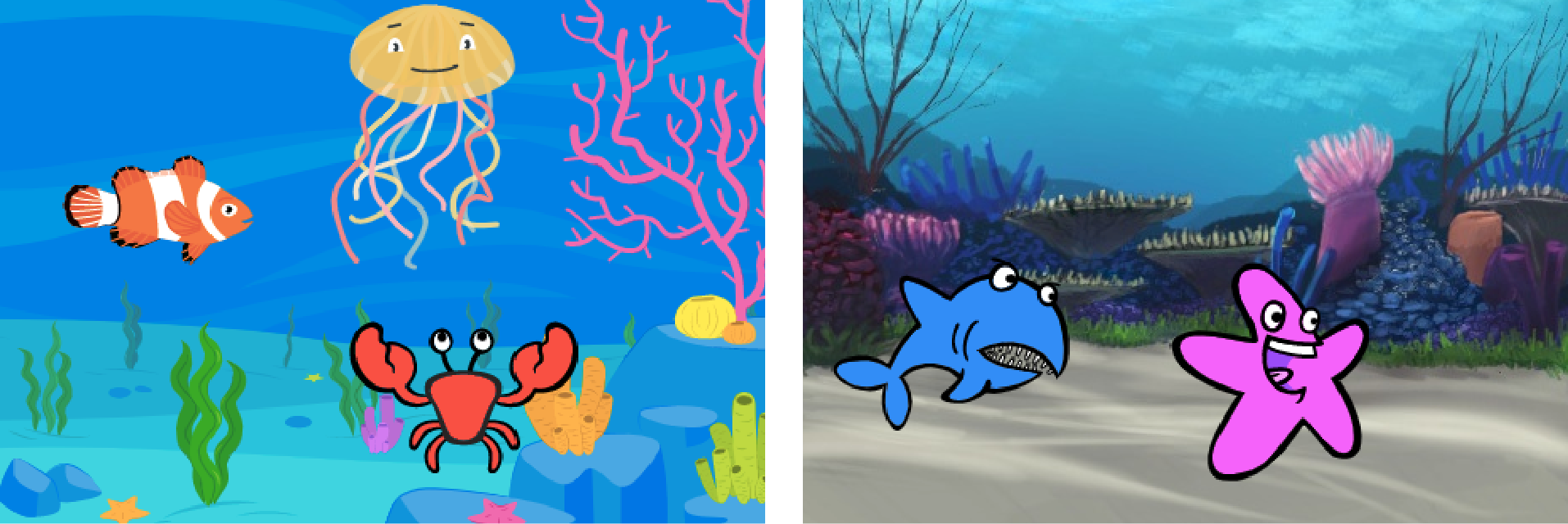 水族館ゲームサンプル画像